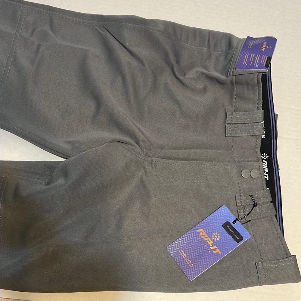 RIP-IT PRO WOMENS SOFTBALL PANT NWT GRAY